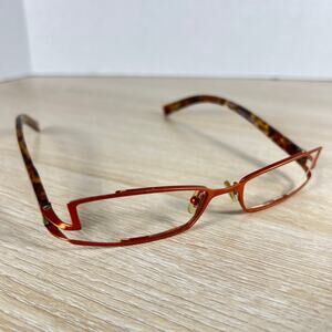 JF Rey Eyeglasses Orange Brown Frames Only 50-19 France